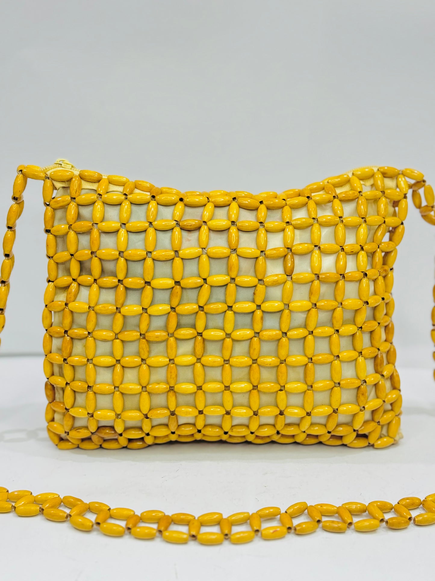 BEADED | WOOD BAG