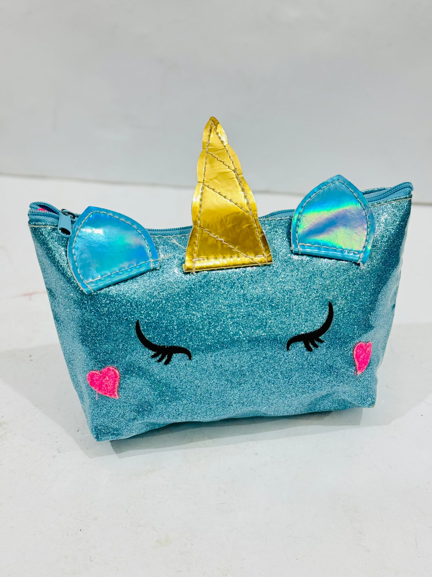 Unicorn shimmer pouch