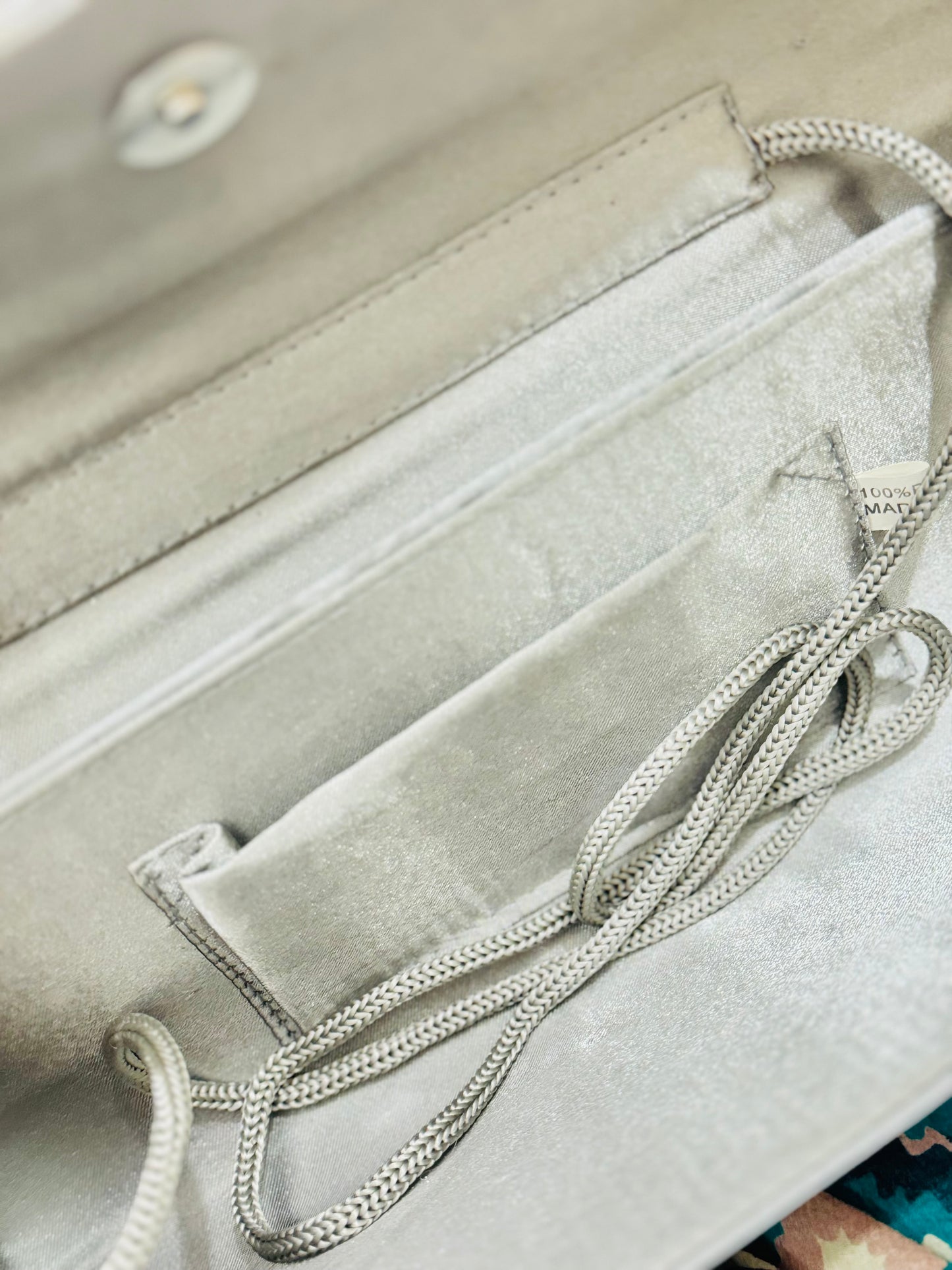 Box Silk Clutch