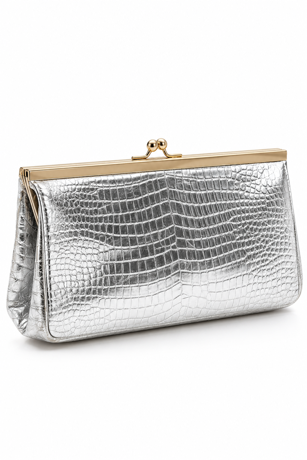 CROC | SILVER CLUTCH