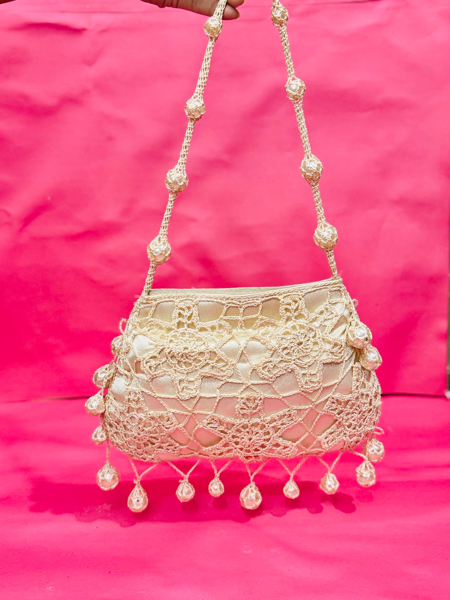 Silk Pearl |Fancy shoulder bag