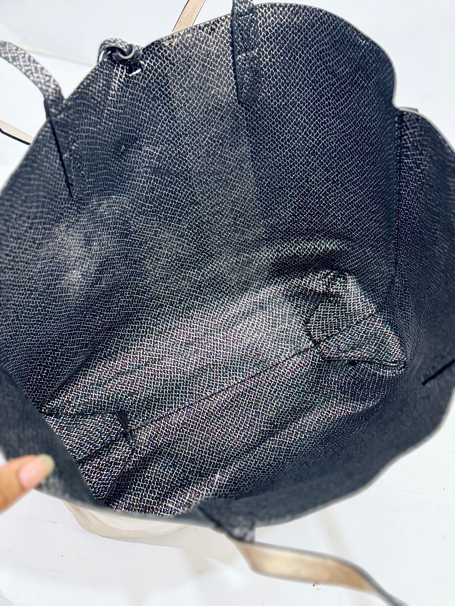 Leather Bucket |2 in one Tote