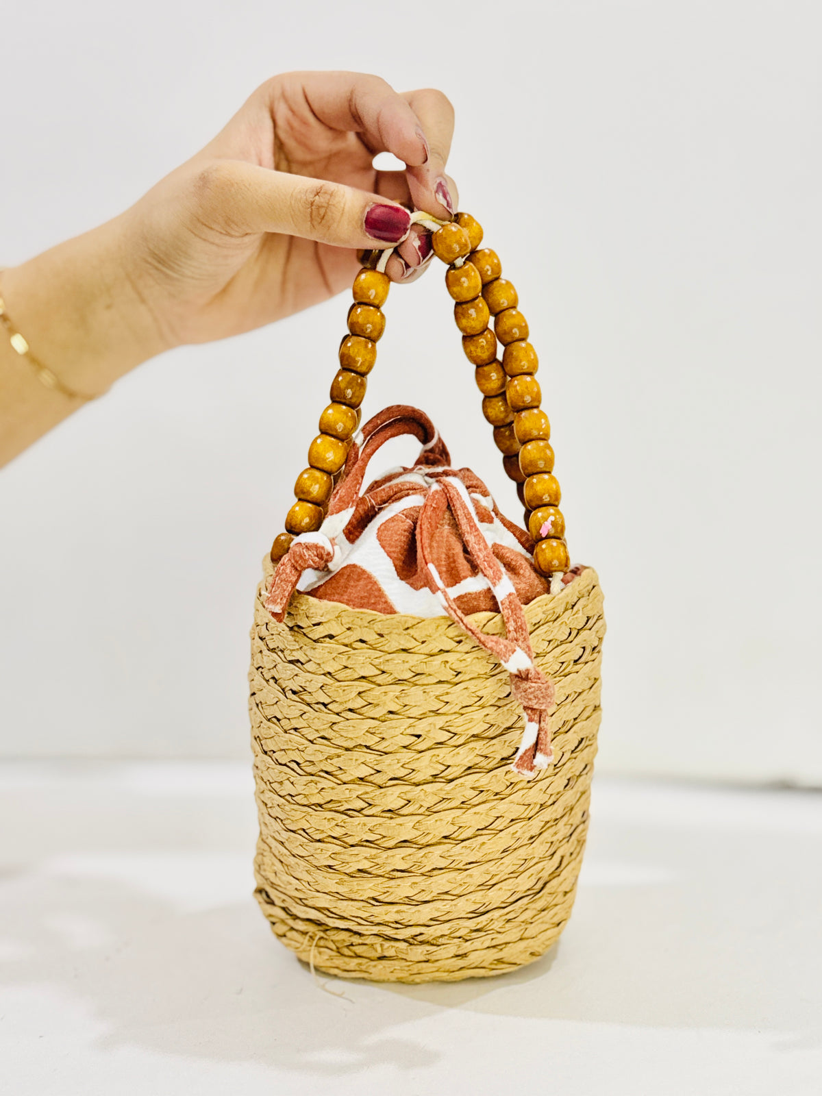Wooden | Bucket Bag