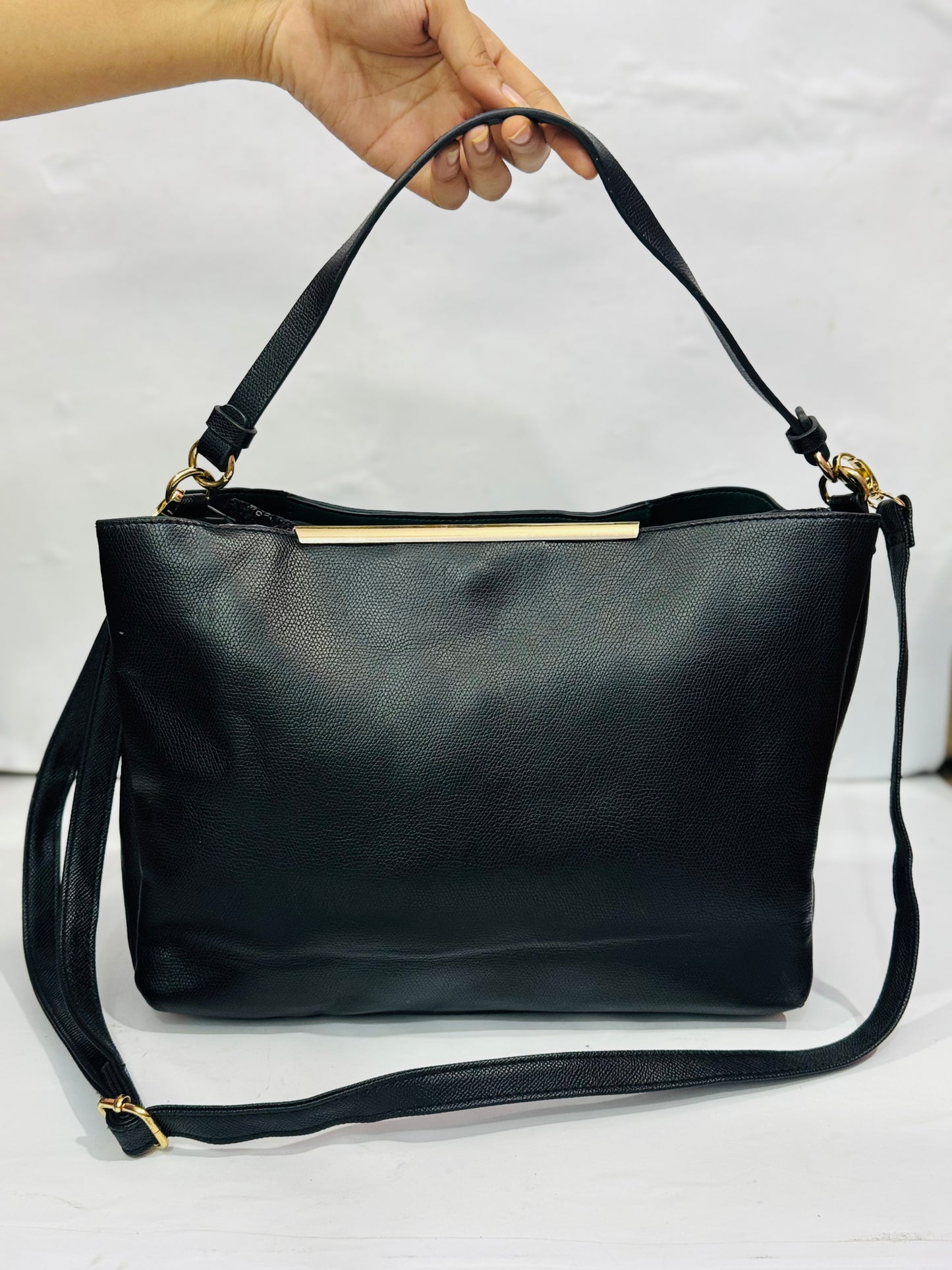 H&M |Button Tote Bag