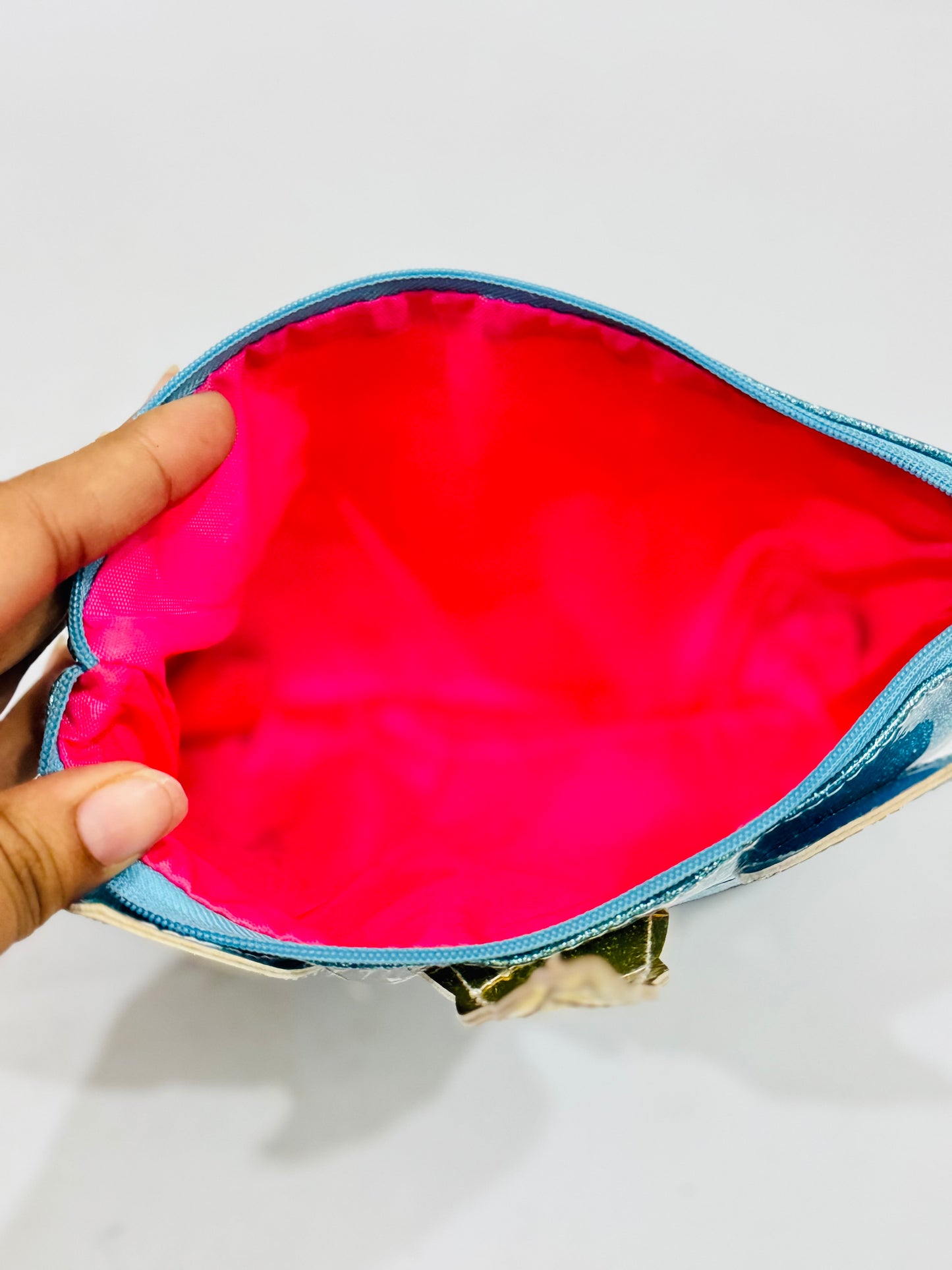 Unicorn shimmer pouch