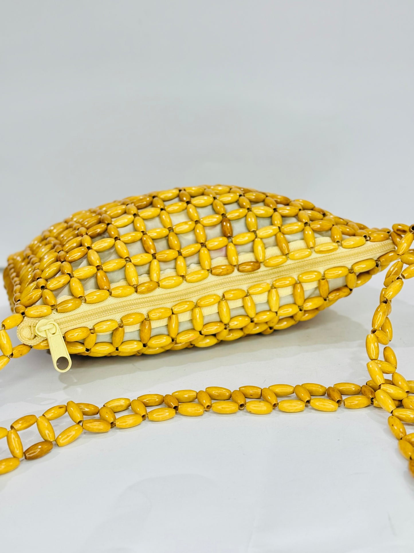 BEADED | WOOD BAG