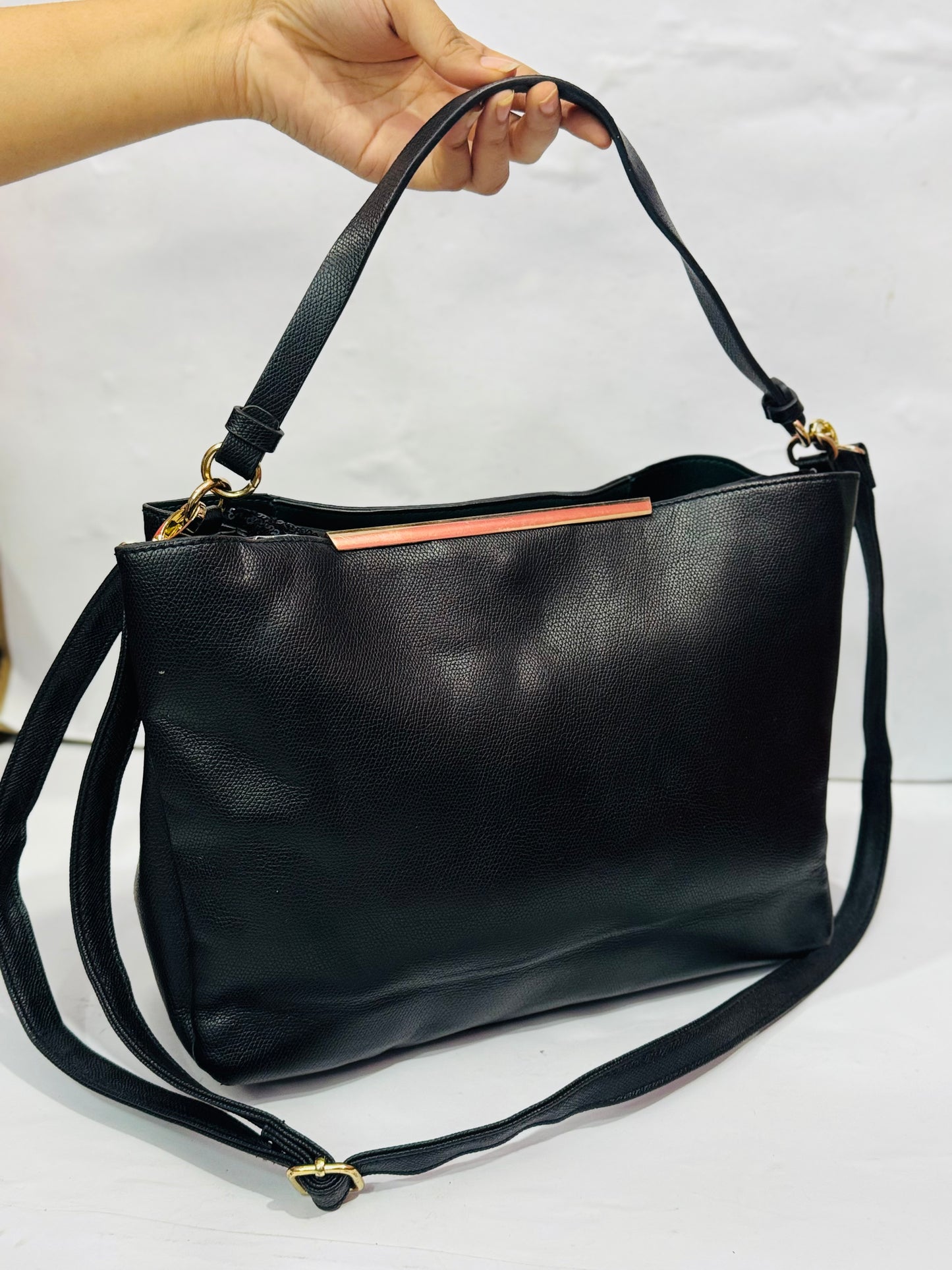 H&M |Button Tote Bag