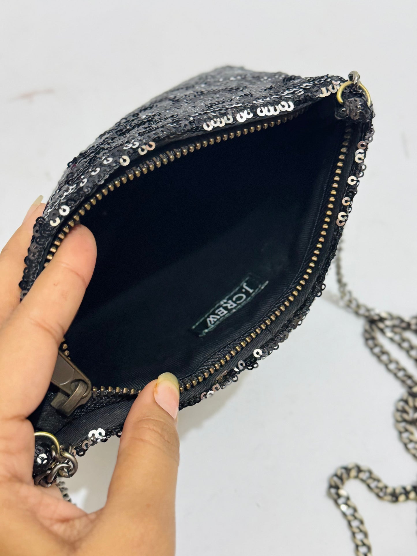 J.Crew sequins |crossbody