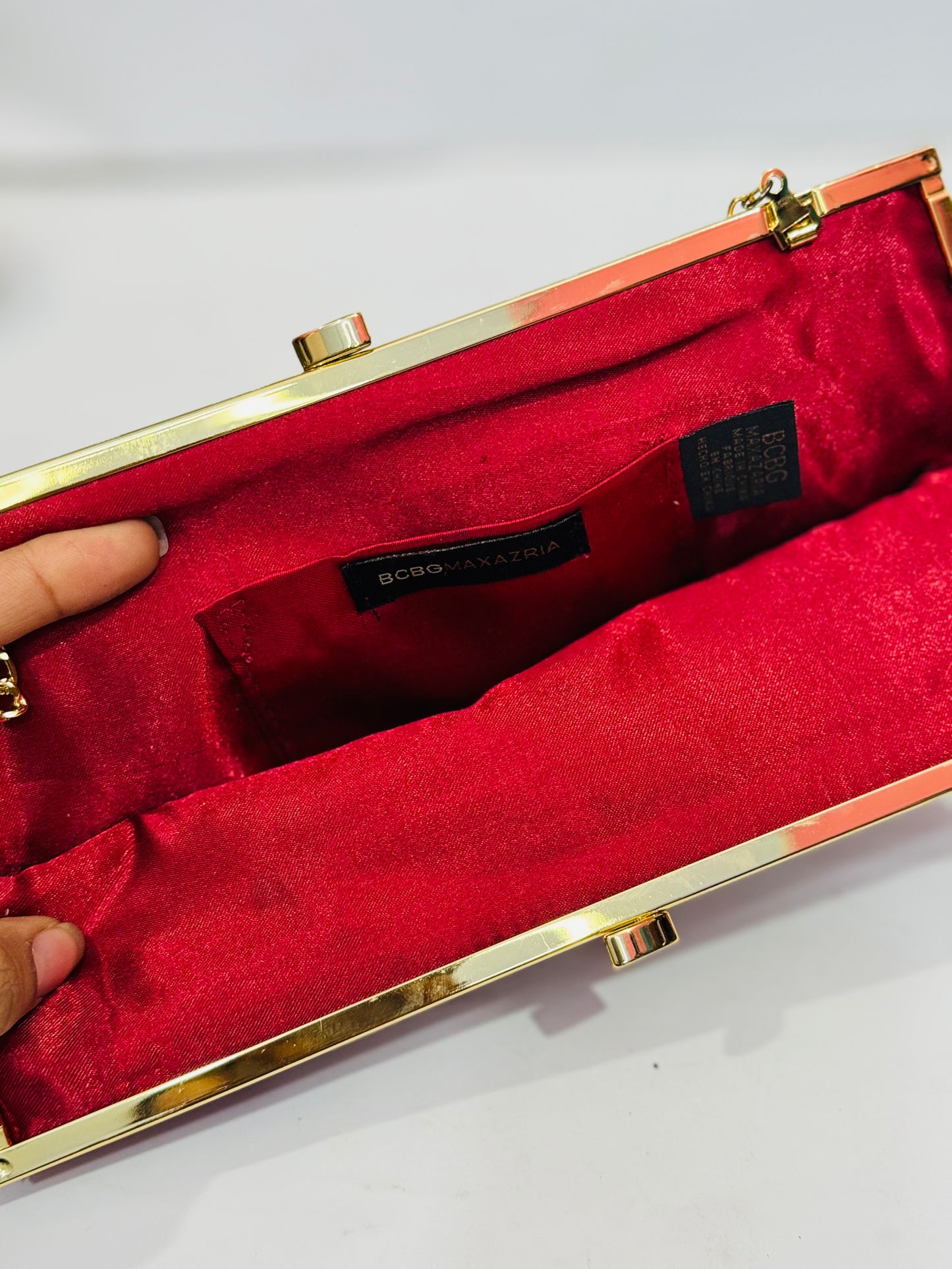 BCBG |Silk Clutch Bag