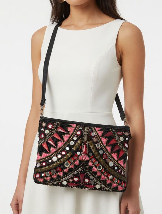 MANGO | BEADED BAG