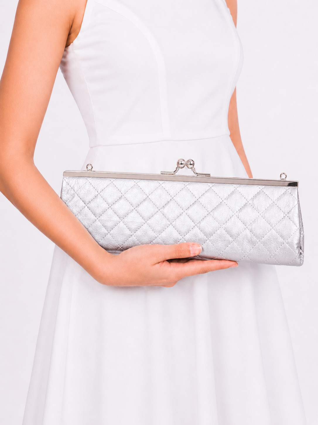 Silver | Long Clutch