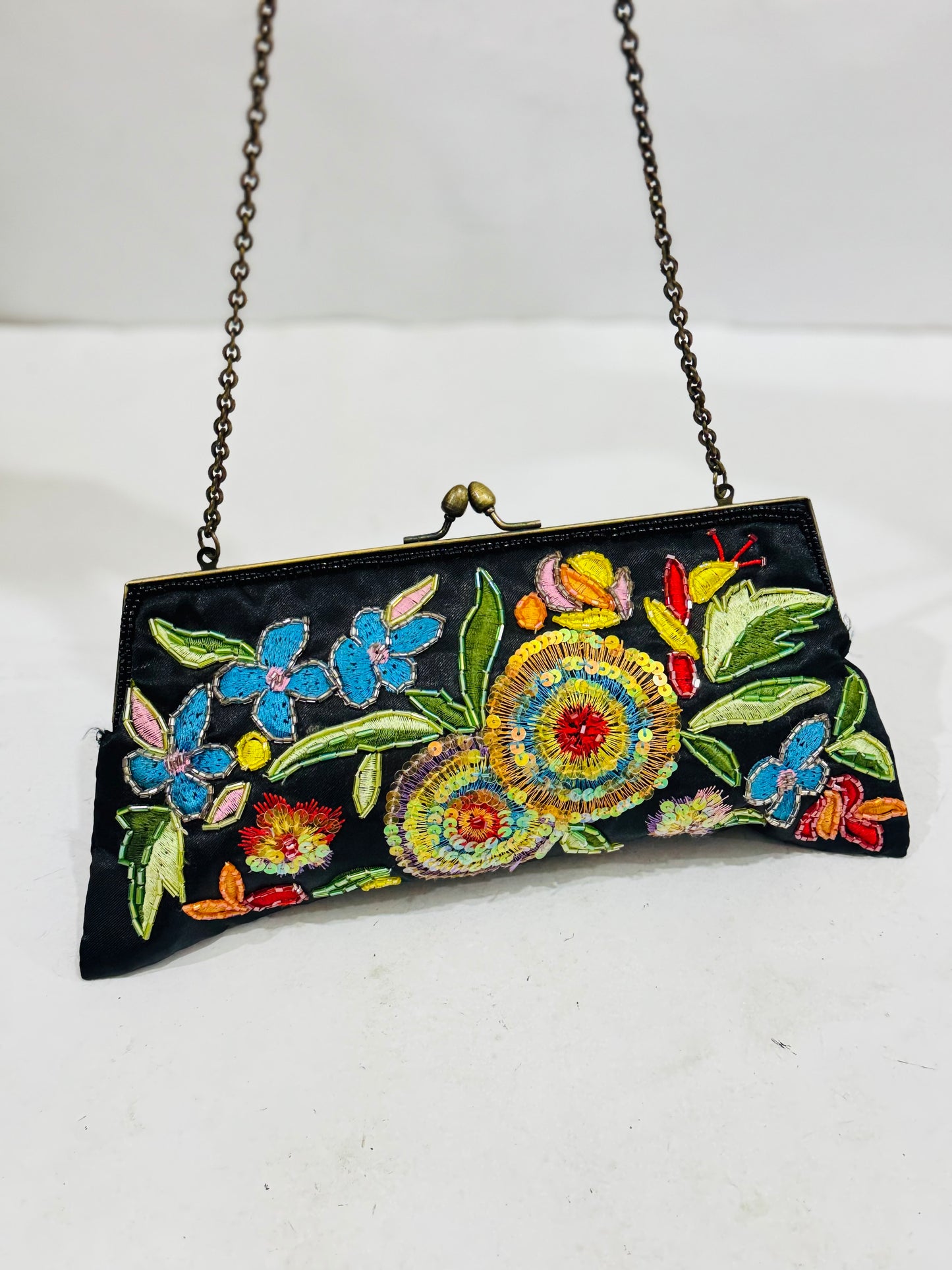 Embroidered Cutdana |clutch bag