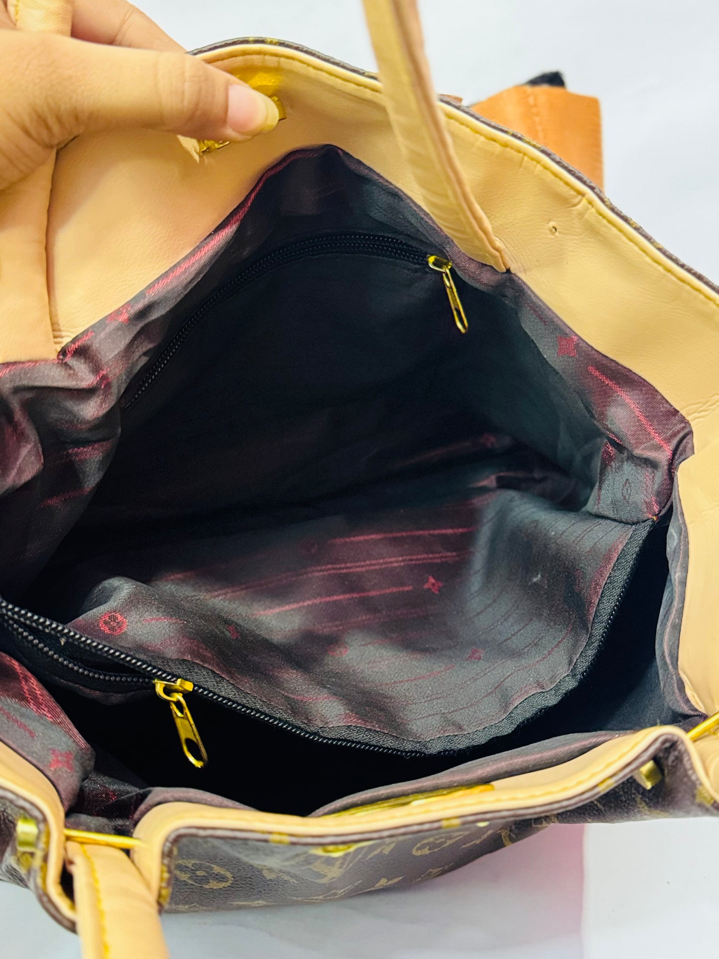 LV |Button satchel bag