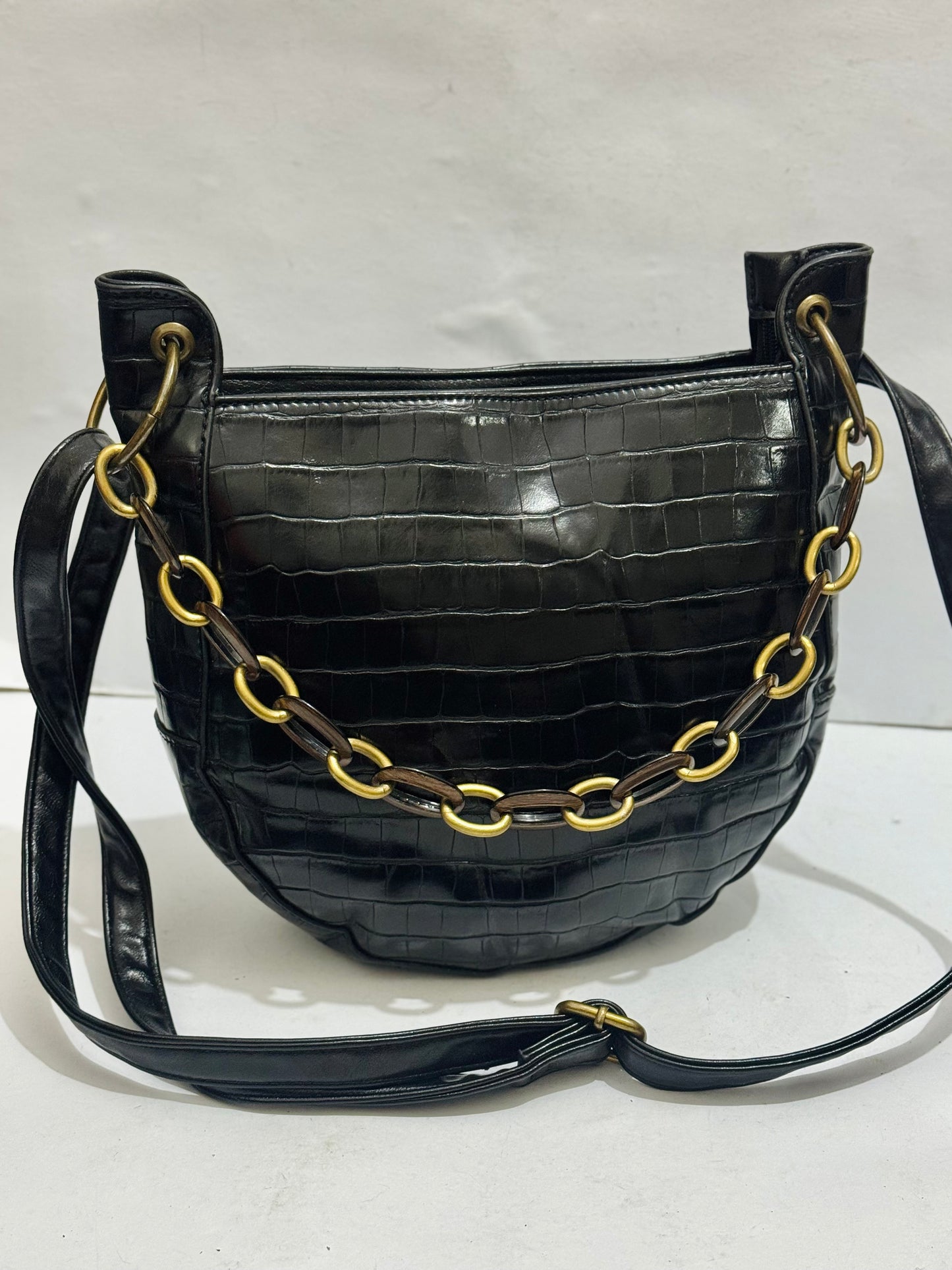 Croc Wood |Shoulder/Crossbody