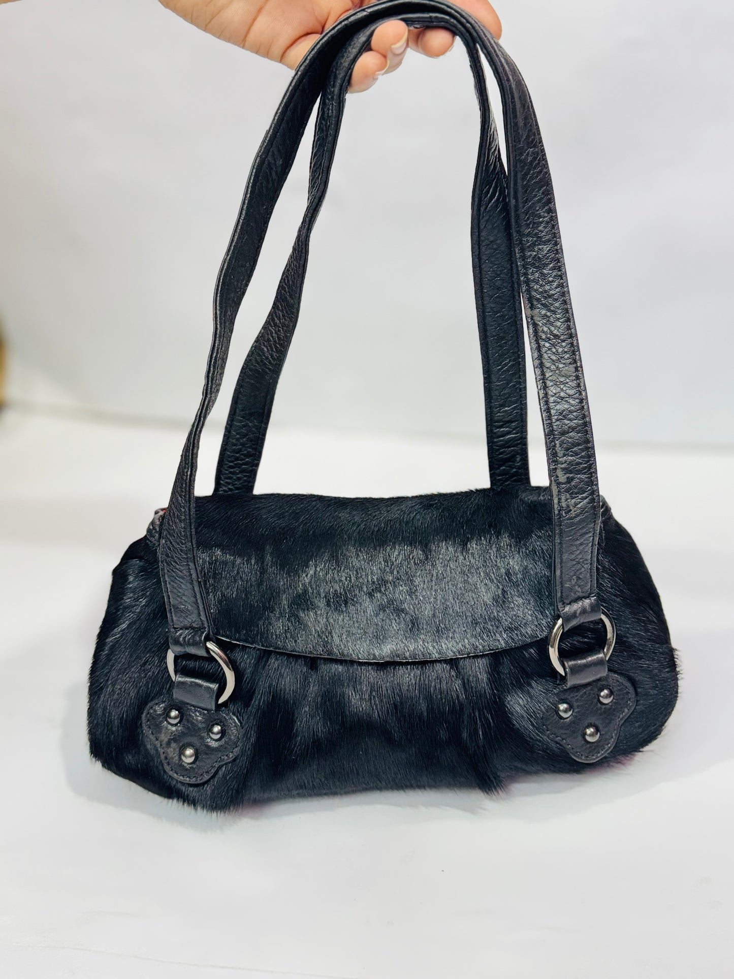 CL Genuine Leather Fur |Shoulder Bag