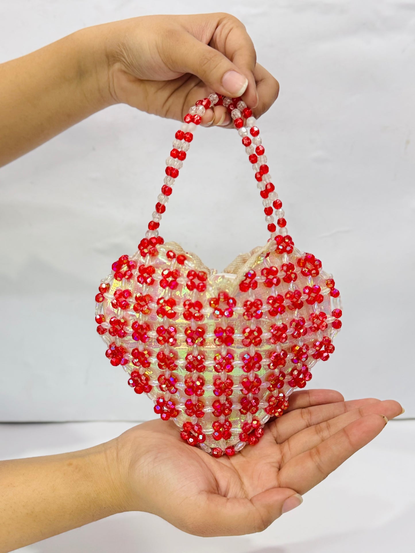 Mini Beaded Heart |Bag