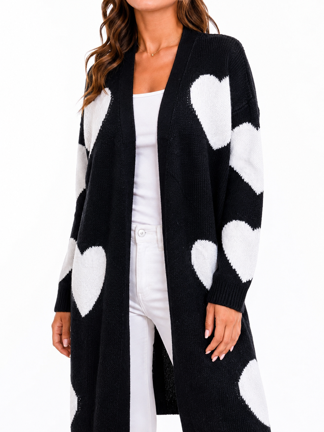 Heart Knit coat