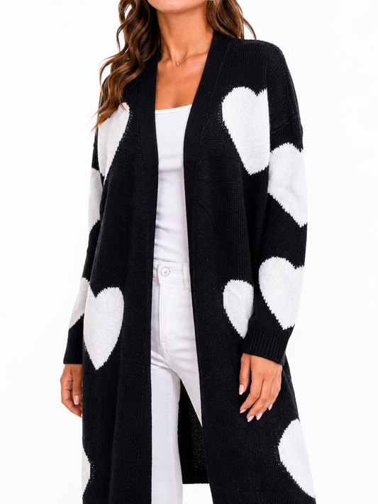 Heart Knit coat