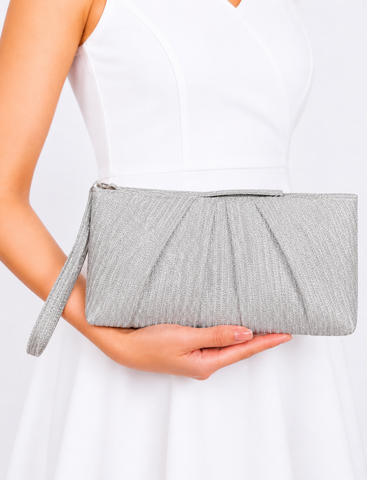 Glitter Silver |Clutch