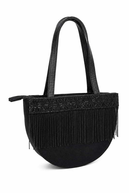 Beaded | Half Moon Bag